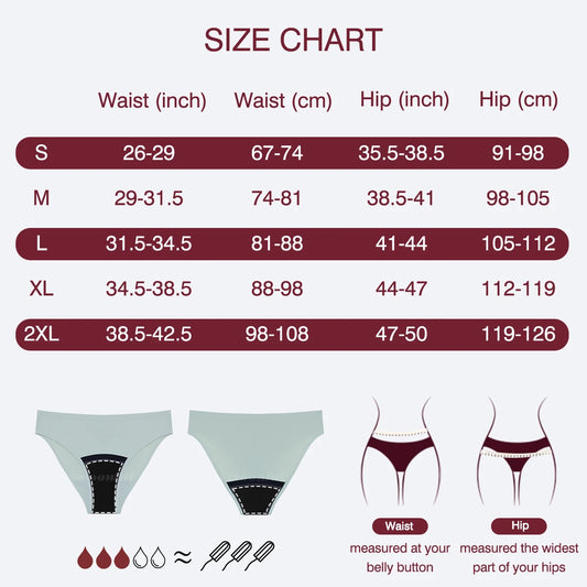 Menstrual Panties Women Leak proof Menstrual Period Underwear Ice Silk Menstruation Panties Menstrual Cycle Absorbent Underwear