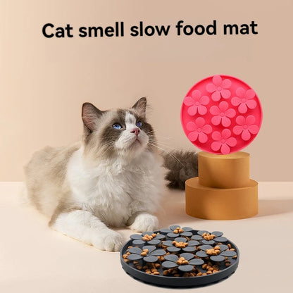 Pet Products Mat For Dogs Cats Slow Food Bowls With Suction Cup Feeding Food Silicone Lick Pad Dog Slow Feeders Treat Dispensing