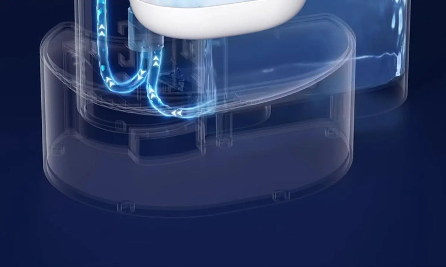 Pet water dispenser, dog and cat water dispenser, dumping cat water dispenser, running water charging automatic water feeder