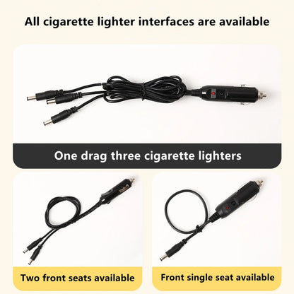 2023 New Car Heated Seat Cushion Made of Lamb Fleece Material, Comfortable and Warm, Suitable for Single Seat, Double Seat, and