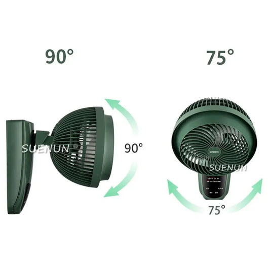 Air circulating wall fan Wall mounted household wall mounted electric fan Kitchen Toilet Non perforated wall electric fan Remote