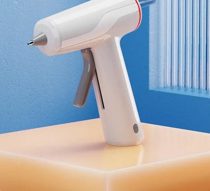 Mini Cordless Hot Melt Glue Gun, High Temperature Electric Repair Tool, DIY Power Tools, Plug-in Household, 10W, 80W, 7mm, 11mm