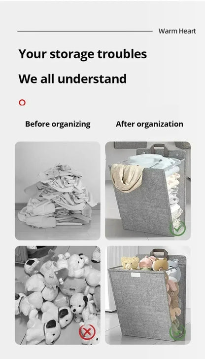 Household Laundry Baskets Foldable Bathrooms Laundry Baskets Large Capacity Multifunctional Waterproof Clothes Storage Basket