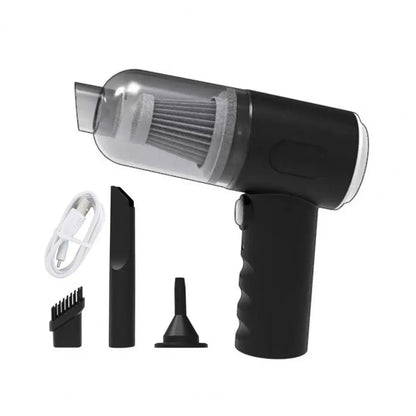 16.5cm Cordless Handheld Vacuum Cleaner With Powerful Motor Strong Suction Low Noise Multifunctional Use Air Blower Dust Remover