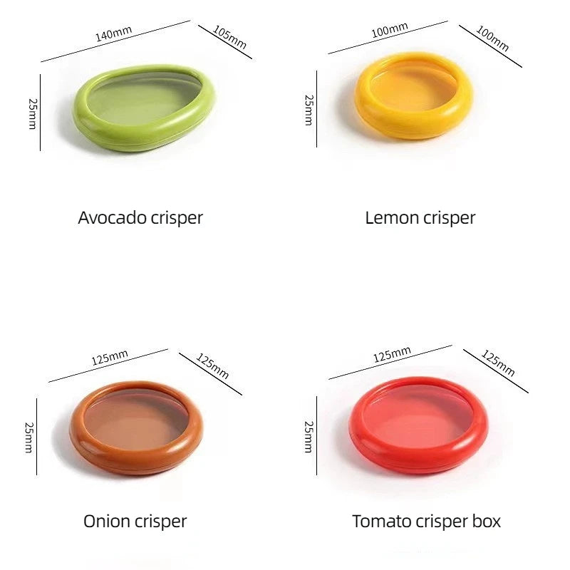 Reusable Food Saver Box Half Cut Fruit Freshing Retractable Film Storage Container Fruit Preservation Seal Cover Kitchen Tools