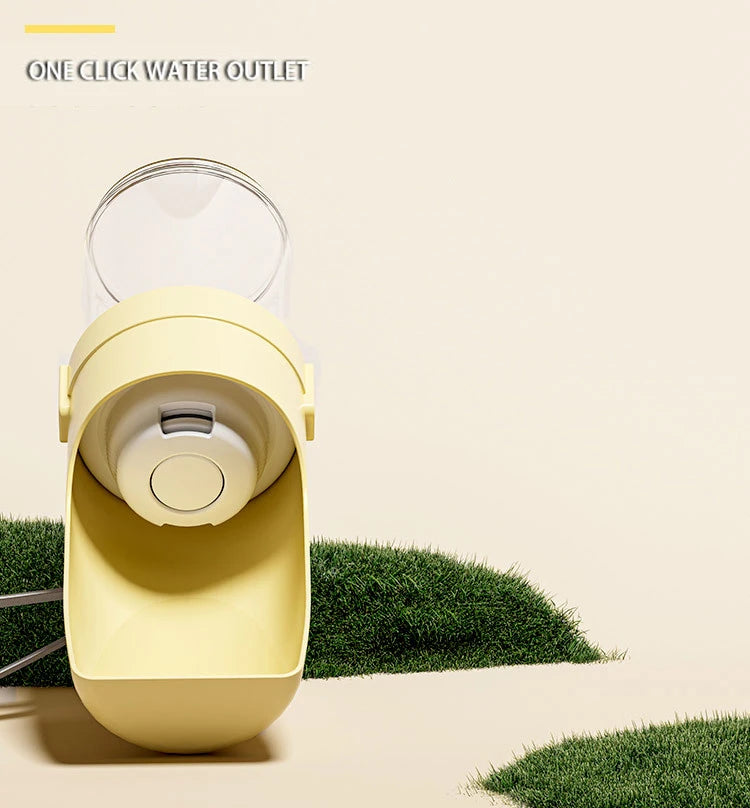 New Portable Pet Water Bottle with Food Container Foldable 2in1 Pet Travel Bowl Puppy Dog Cat Outdoor Drinking Food Feeder