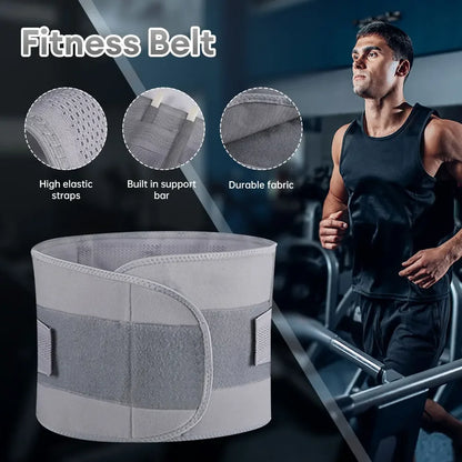 2024 Adjustable Back Braces Waist Belt Men Women Work Lower Back Pain Relief Breathable Anti-skid Spine Lumbar Support Belt