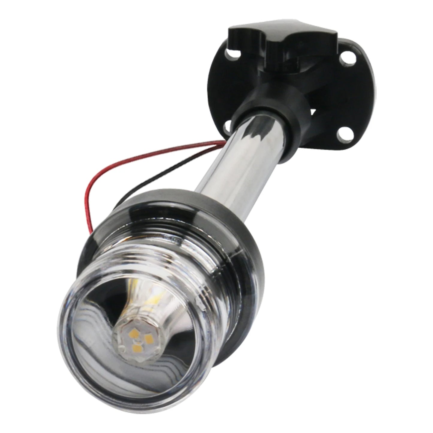 LED Fold Down Anchor Light, Sailing Signal Lamp for Marine, Boat Yacht Accessories, 12-24V