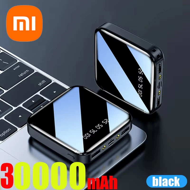 Xiaomi Power Bank 30000mAh Mini Power Bank Pocket Power Bank Small Portable Fast Charging Power Bank Mobile Phone Accessories