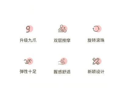 Head Massage Ball Scalp Comb - Massager Soul Extractor Relaxing Relieving Head Care Tools