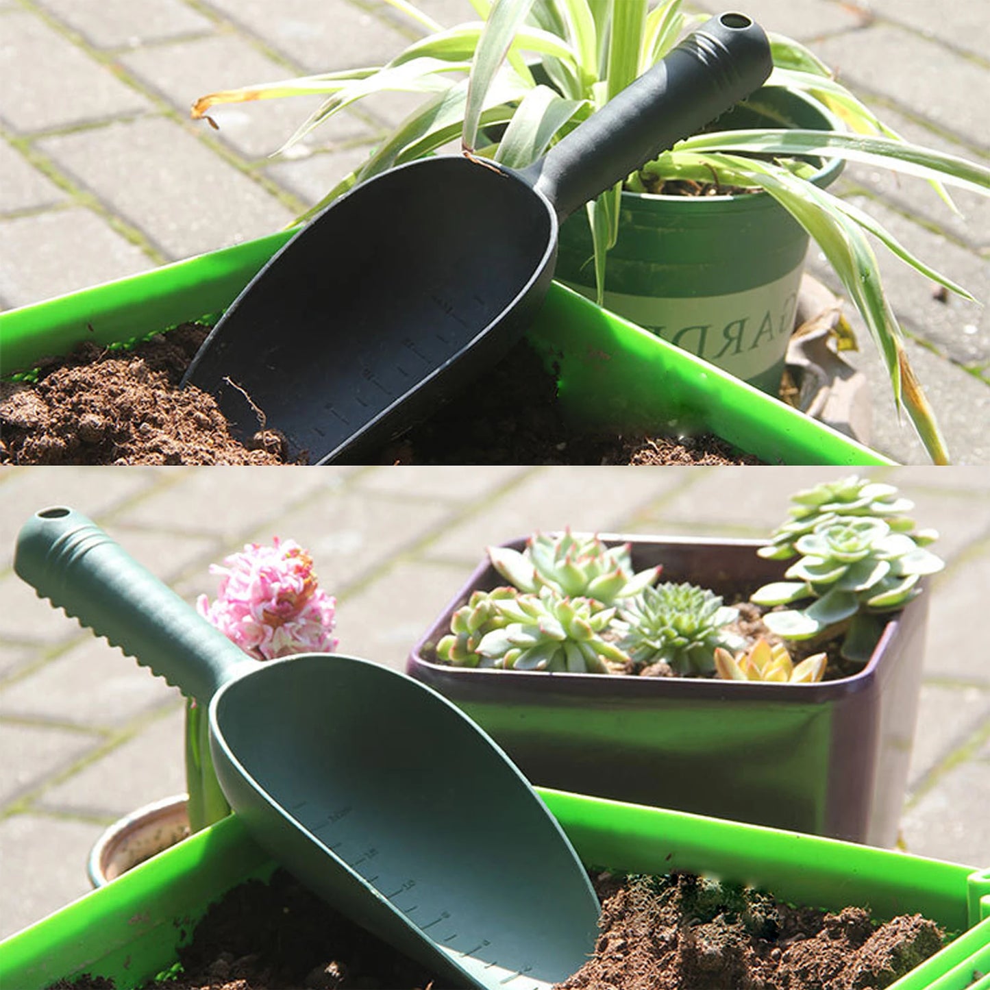 Garden Shovel Gardening Tools Shovel Digging Shovel Lawn Planting Shovel Soil Planting Digging Transplant Tool Loosening Shovel
