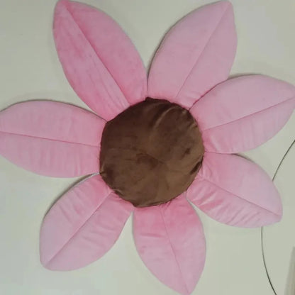 Baby bath mat Newborn flower bath mat Foldable bath cushion