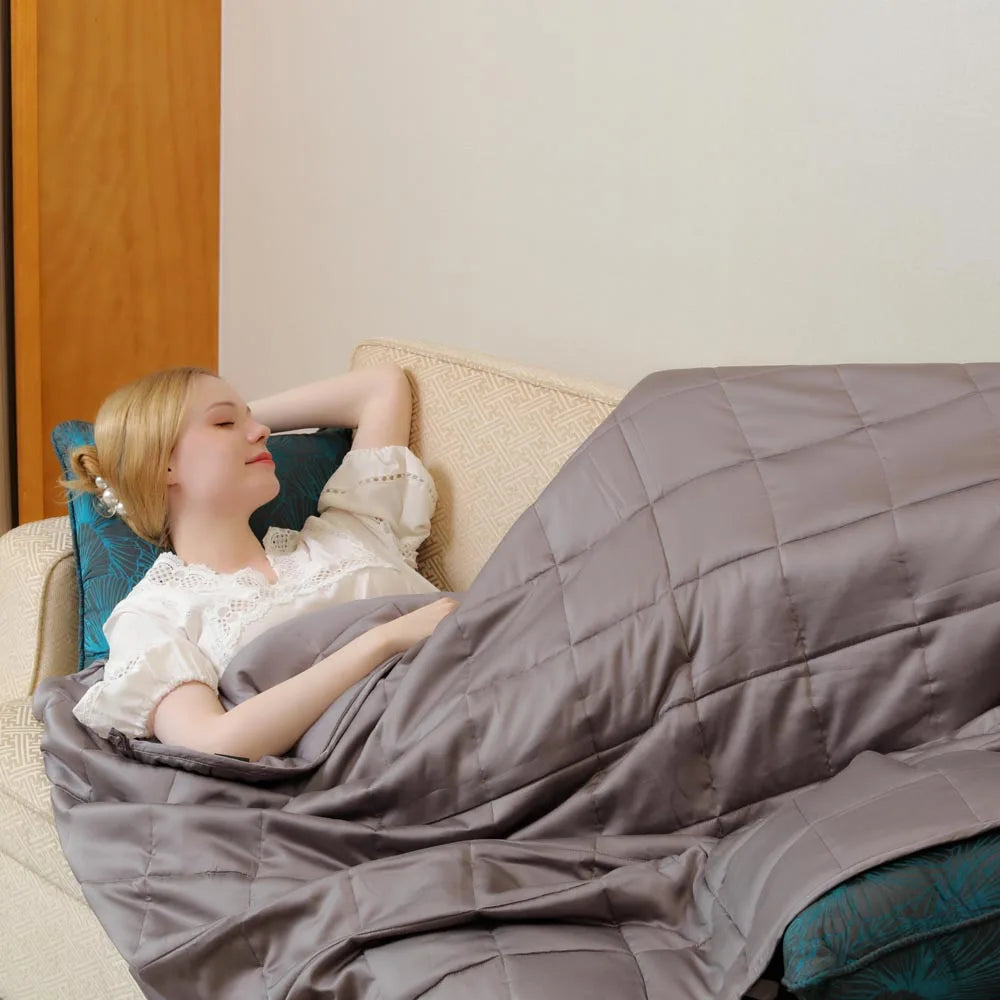 Size Heavy  Weighted Blanket 15 Lbs 60x80 Washable   15lbs Knitted   Cotton