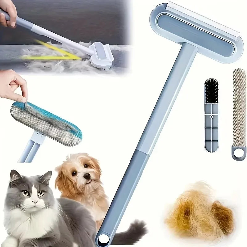 Pet Hair Remover Brush for Dogs Cats,Reusable Lint Portable Car Seat Clothes Sofa Cleaner,Detachable Washable Hair Scraper