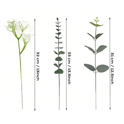 30PCS Artificial Flowers Babys Breath Bouquet Plastic Gypsophila Fake Flower for Wedding Centerpieces Party Home Room Decoration