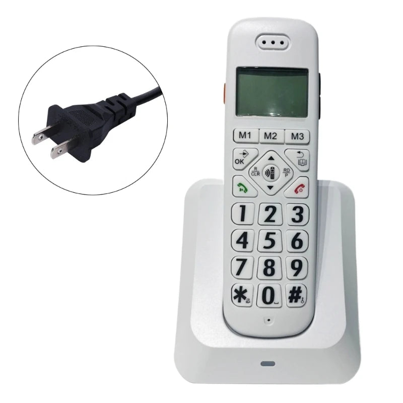 E56B D1011 Digital Cordless Handheld Phone for Business Offices Home Low Radiation