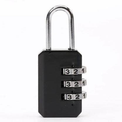 3 Digits Multifunctional Combination Lock Luggage Fitness Cabinet Backpack Travel Anti-theft Aluminum Alloy Combination Padlock