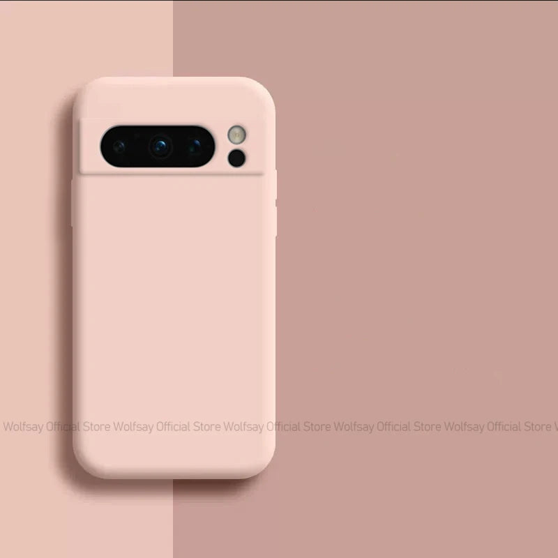 For Google Pixel 8 Pro Case Google Pixel 6A 7A 6 7 8 Pro Cover Shockproof Liquid Silicone Phone Back Cover Google Pixel 8 Pro