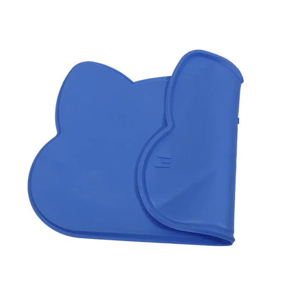 Silicone Pet Feeding Dog Cat Bowl Food Mat Non-Stick Waterproof Pet Food Feeding Pad Puppy Feeder Tray Water Cushion Placemat