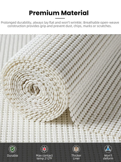 1roll EVA Shelf Liner Drawer Liner for Kitchen Cabinet Non-Adhesive,Anti Slip Cabinet Liners,Durable Waterproof Cupboard Liner