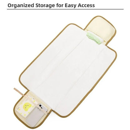 Foldable Diaper Changing Pad Bear Waterproof Baby Infant Diaper Urine Mat Detachable Easy To Clean Bedding Changing Cover Pad