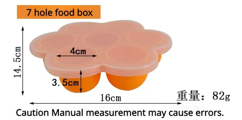 Reusable Gel Silicone Molds for Baby Food, Freezer Tray, Snack Freezer Storage Box, Pastry and Pastry Silicone Molds, 1Pc