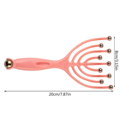 Head Massager Comfortable Stress Relief Tool Scalp Scratcher Portable Neck Massage Tool For Stress Relief Home Relaxation