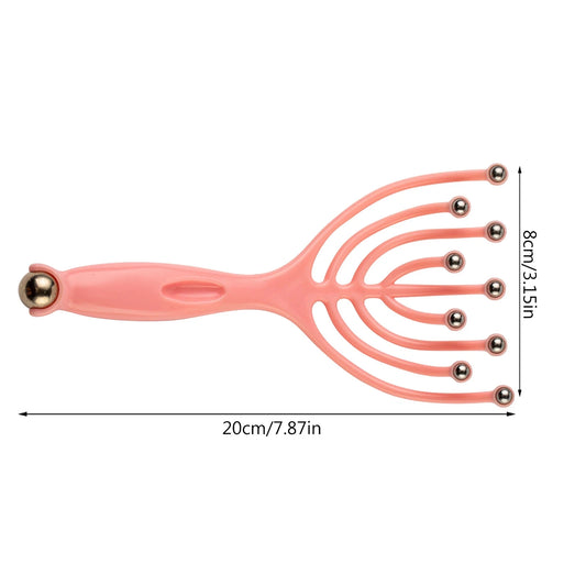 Head Massager Comfortable Stress Relief Tool Scalp Scratcher Portable Neck Massage Tool For Stress Relief Home Relaxation