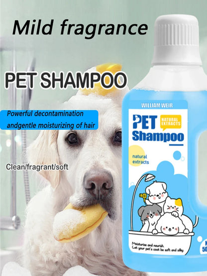 500ml Pet Bath Shampoo Cats Dogs Shower Care And Cleaning Gentle And Smooth Deodorizing Anti-itching Long-Lastin Fragrance