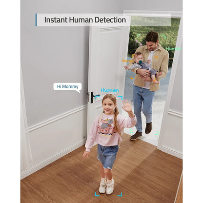 (EU stock)Eufy Security Indoor Cam 2K Indoor Security Camera Pit Pivot Security Camera