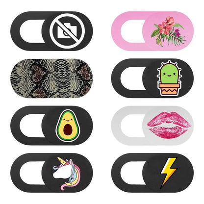 Webcam Cover Camera Privacy Protective Cover Shutter Magnet Slider Mobile Laptop Lens Occlusion Anti-Peeping Protector Sticker