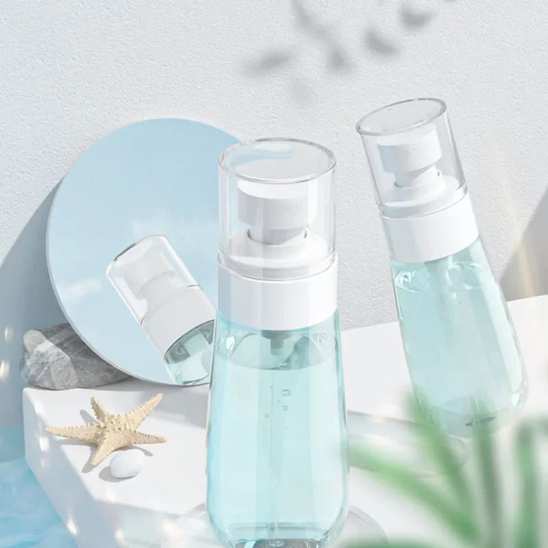 30ml 60ml 100ml UPG Fine Mist Spray Bottle Plastic Bottl Lotion Pump Travel Perfume Water Bottles Refill