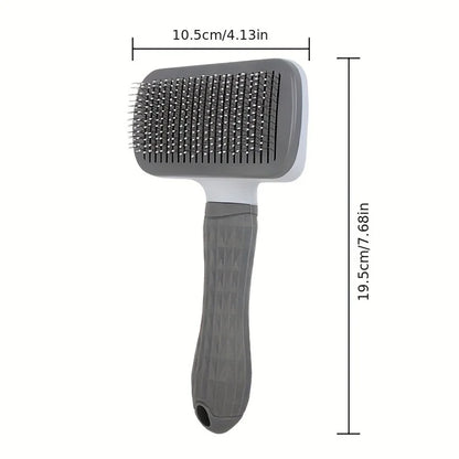 Pet Hair Remover Brush - Effective Shedding Control Gentle Deshedding Comb for Dogs Cats Long Hair Grooming Daily Use & Bathing