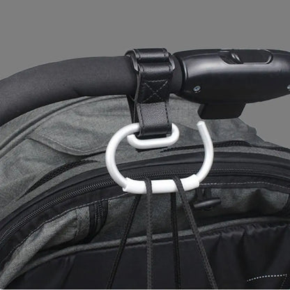 PU Baby Stroller Hooks Solid Color Cart Organizer Hanging Hook Stroller Accessories Cartoon Stroller Accessories Cartoon