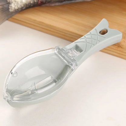 Fish Scale Planing And Scraping Tool With Lid For Household Kitchen Manual Removal Of Fish Scales And Seafood Tools
