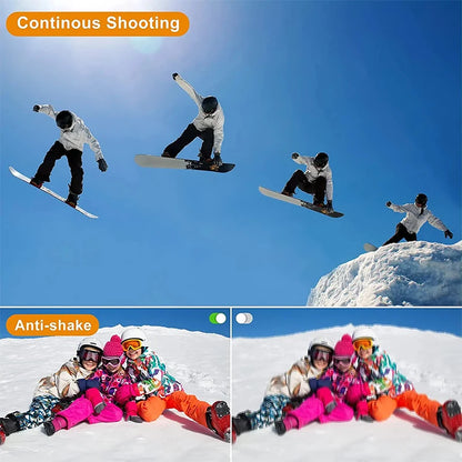 Digital Camera Children Camera for Children Camcorder with 16x Zoom Compact Cameras 1080P 44MP Cameras for Beginner Photography