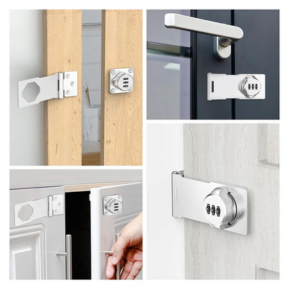 Daily Sale Keyless Cabinet Combination Latch,Cabinet Password Locks For Cabinet,Mailbox,Office File Cabinet Lock Silver Easy To