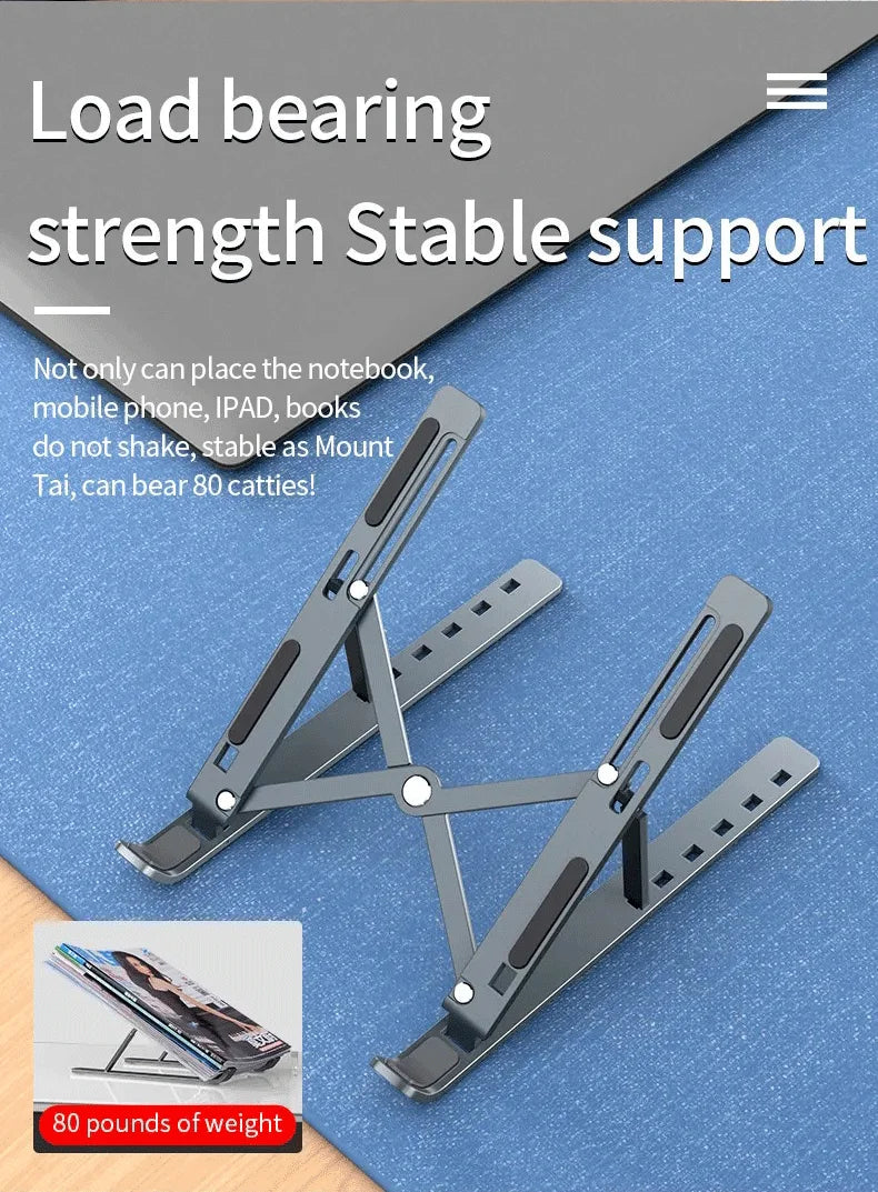 Adjustable Laptop Stand Portable Foldables Laptop Stand Ventilation And Cooling Computer Laptop Stand Tablet  Mobile Phone Stand