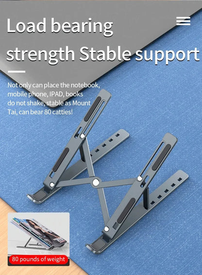 Adjustable Laptop Stand Portable Foldables Laptop Stand Ventilation And Cooling Computer Laptop Stand Tablet  Mobile Phone Stand
