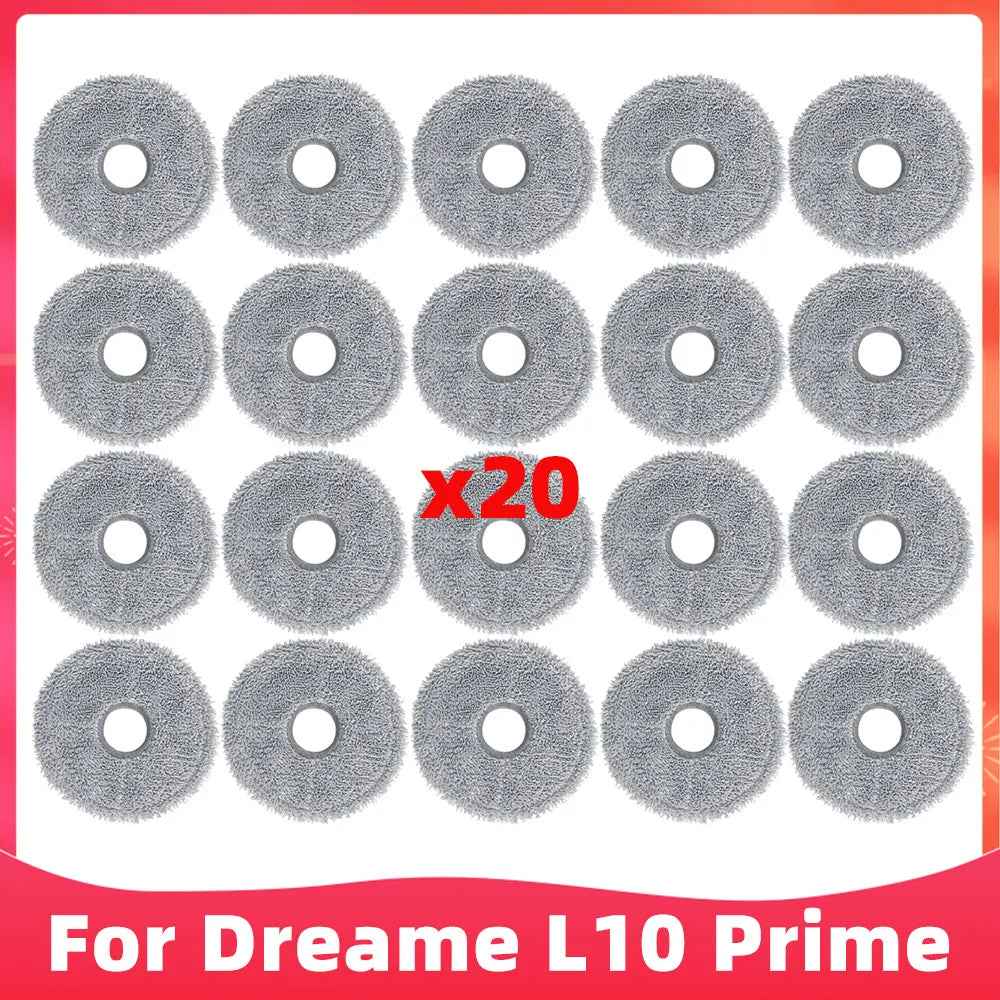 Compatible For ( Dreame L10 Prime, RLL11GC, L10S Pro, L10 Pro, Xiaomi S10+ ) Roller Side Brush Filter Mop Accessory Part