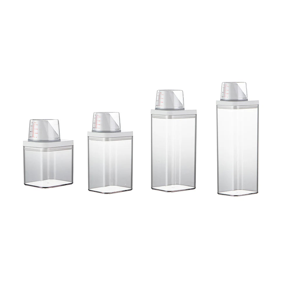 1PC High Quality Laundry Detergent Dispenser For Laundry Detergent Powder Kitchen Plastic Airtight Food Storage Containers