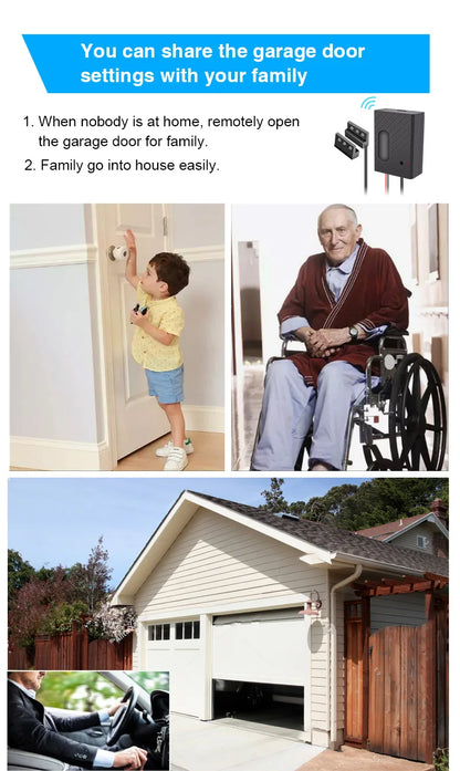 Tuya Smart Home Garage Warehouse Door Opener