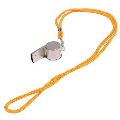 Stainless Steel Sports Whistles Sturdy and Food-grade Material Wide Applications Whistles Suitable for Coaches Polices Officials