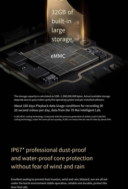 Xiaomi Mijia APP IP67 Waterproof 10000mah Battery Smart Outdoor IP Camera 2.5k HD  Wireless Security Infrared Night Vision Cam