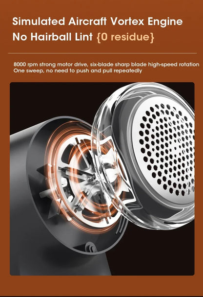 Electric Lint Remover Rechargeable Pellet Fabric Shaver For Clothing Clothes Fluff Remover Portable Hair Balls Fuzz Removers