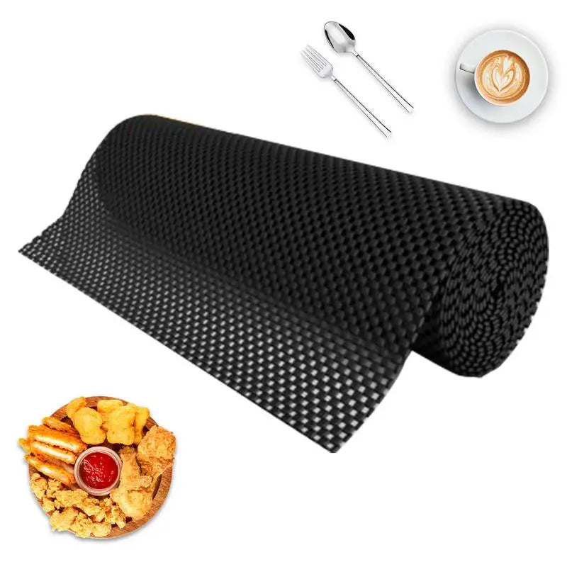 Drawer Liner Hardwood Floors Rug Liner Drawer Shelf &Cabinet Liner Thick Grip Non-Slip Woodworking Mat Pad for Shelves Tableware