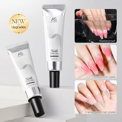 Solid Nail Glue Nail Tips Gel for Press On Nails Super Strong Nail Adhesive For Artificial Fingernail Durable And long Lasting