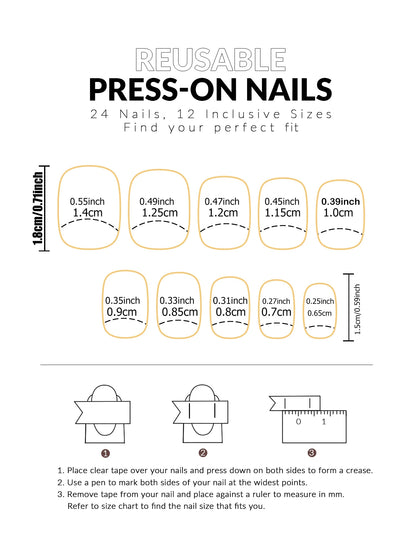 ARTAUG 24PCS Short Press On Nails Square Red High Saturation Glisten Press On Nails Full Cover Fake Nail Set Nails Charms