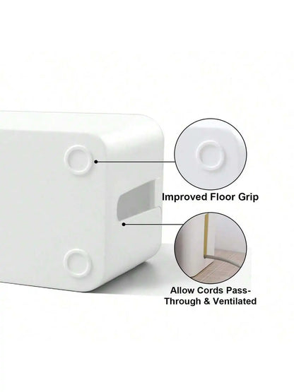 3 Pcs/Set Cable Management Boxes Organizer Strip Charger Wire Cable Storage Box Dust Large Storage Wires Keeper Holders