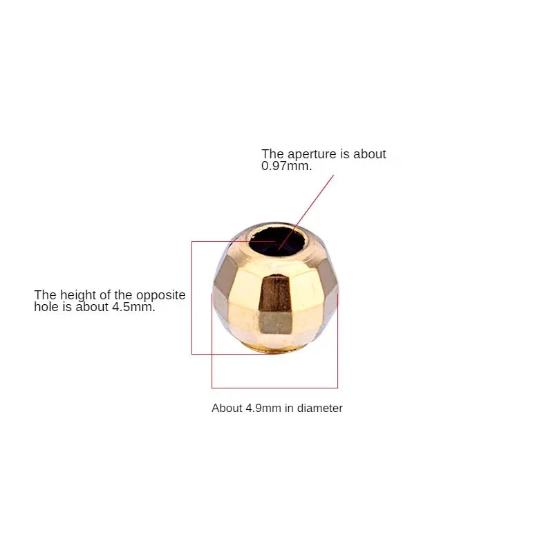 5pcsracelet DIY loose beads Thai silver laser beads silica gel beads 925 silver accessories accessories accessories accessories